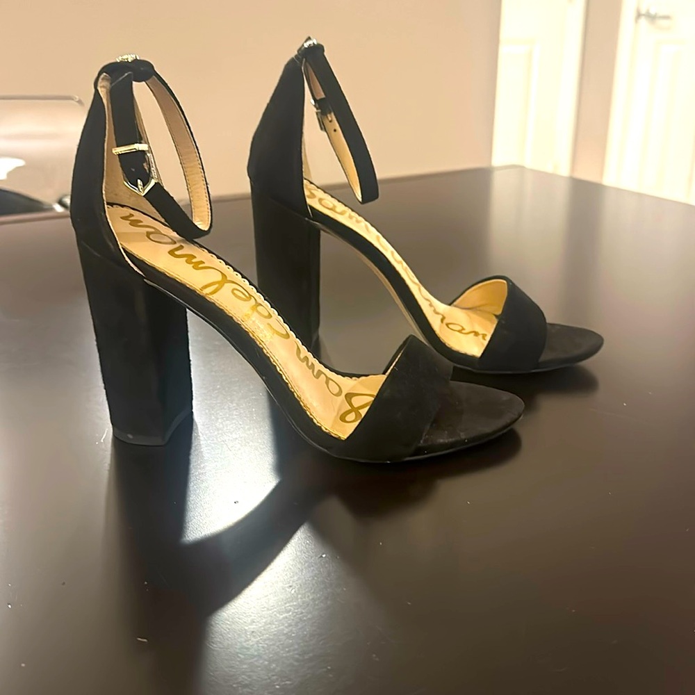 Sam Edelman Yaro black suede sandal size 7M